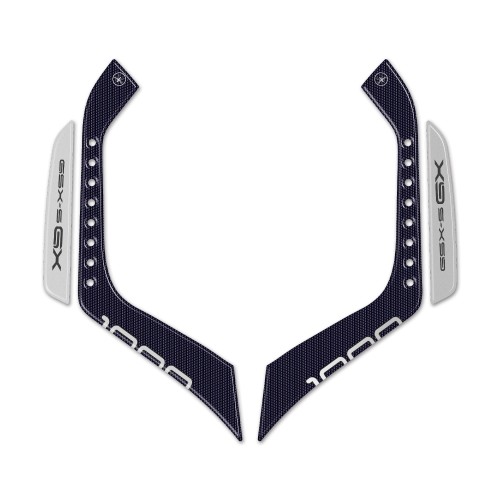 Adesivi protezioni maniglie passeggero compatibili con Suzuki GSX-S1000GX 2024-5 2