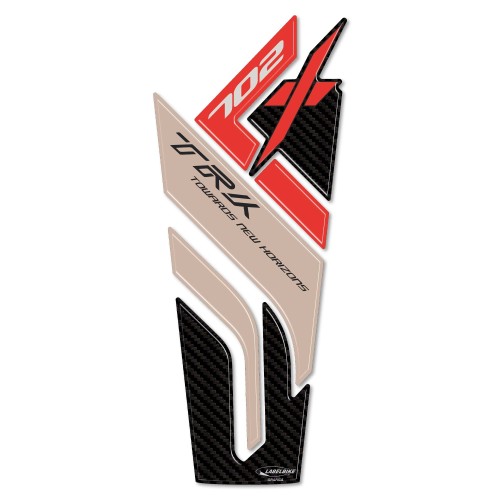 Paraserbatoio Adesivo protezione compatibile con Benelli TRK 702X beige 2024-25 2