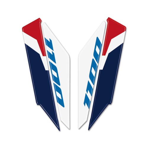 Stickers 3D Protecteurs d'ailes compatibles avec Honda Africa Twin 2024 2