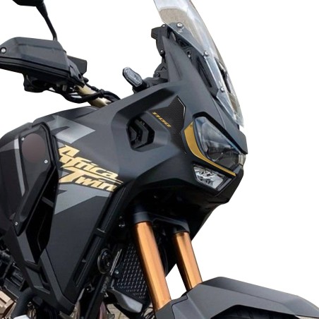 Adesivi 3D protezioni frontale moto compatibili con Honda Africa Twin Adv 2024-5