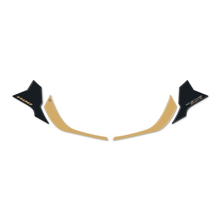 Adesivi 3D protezioni frontale moto compatibili con Honda Africa Twin Adv 2024-5