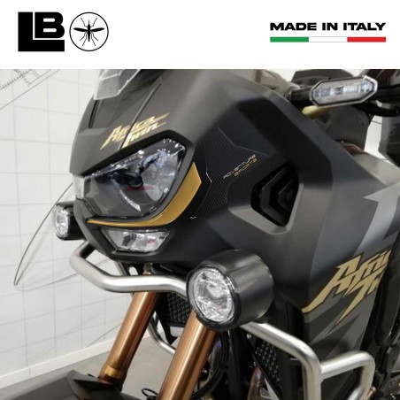 Adesivi 3D protezioni frontale moto compatibili con Honda Africa Twin Adv 2024-5