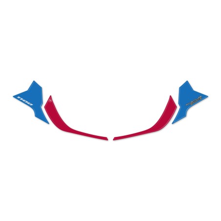 Adesivi 3D protezioni frontale moto compatibili con Honda Africa Twin Adv 2024-5