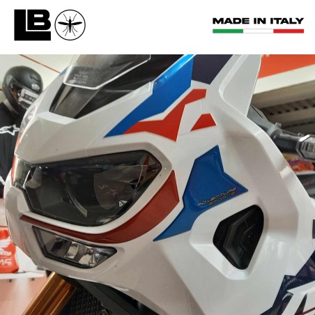 Adesivi 3D protezioni frontale moto compatibili con Honda Africa Twin Adv 2024-5