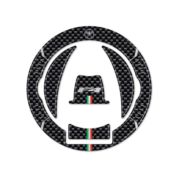 ADESIVO 3D PROTEZIONE TAPPO SERBATOIO compatibile per MOTO MV AGUSTA F4 dal 2010 