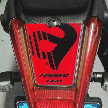 Adesivo 3D Protezione codino moto compatibile con Aprilia Tuareg 660 2022-25
