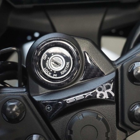 Pegatina 3D Zona de Protección Llave de contacto moto compatible con Suzuki GSX-8R