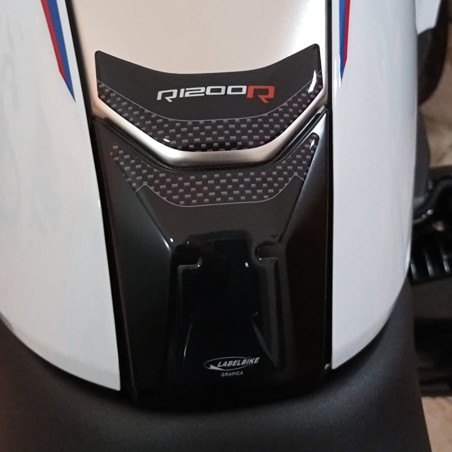 Gel de protection de réservoir de gaz 3D CARBONE ADHESIF compatible avec BMW R1200R MOTORBIKE
