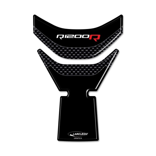 Gel de protection de réservoir de gaz 3D CARBONE ADHESIF compatible avec BMW R1200R MOTORBIKE 2