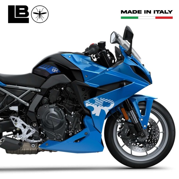 Protezioni Laterali serbatoio moto Adesivi Gel 3D compatibili con Suzuki GSX-8R
