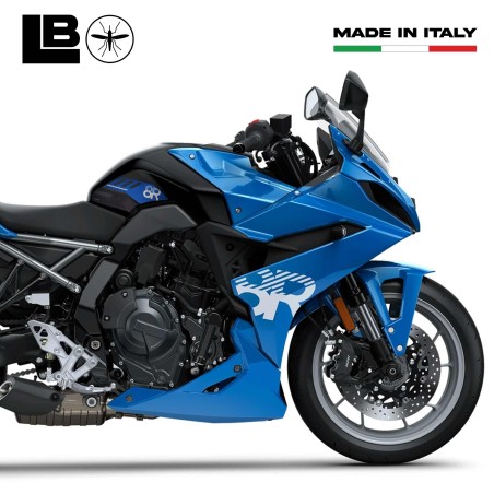 Protezioni Laterali serbatoio moto Adesivi Gel 3D compatibili con Suzuki GSX-8R