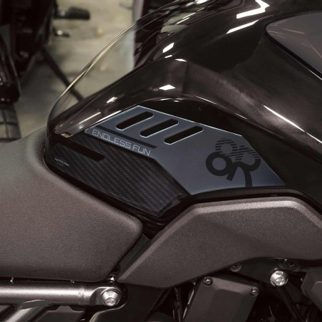 Protezioni Laterali serbatoio moto Adesivi Gel 3D compatibili con Suzuki GSX-8R