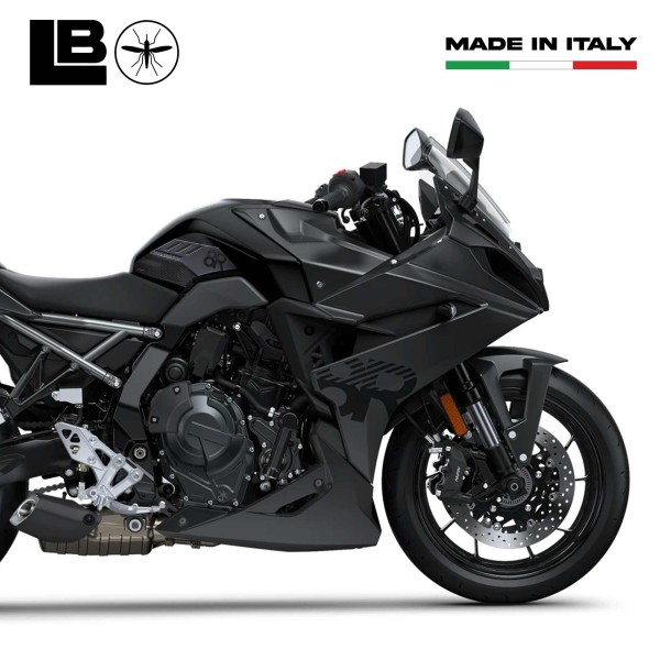 Protezioni Laterali serbatoio moto Adesivi Gel 3D compatibili con Suzuki GSX-8R