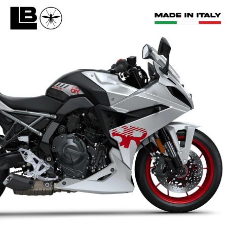 Protezioni Laterali serbatoio moto Adesivi Gel 3D compatibili con Suzuki GSX-8R