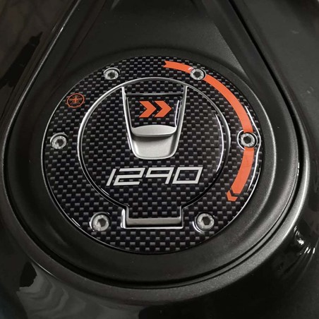 ADESIVO TAPPO SERBATOIO gel 3D per MOTO compatibile KTM 1290 keyless elettronico 