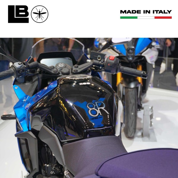 Klebegel 3D Tankschutz Motorrad kompatibel mit Suzuki GSX-8R