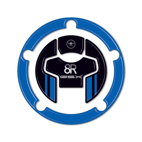 Protezione tappo serbatoio moto Adesivo Gel 3D compatibile con Suzuki GSX-8R 2