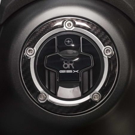 Protezione tappo serbatoio moto Adesivo Gel 3D compatibile con Suzuki GSX-8R