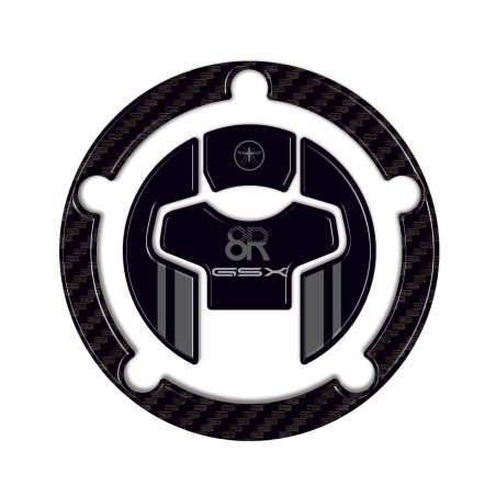 Protezione tappo serbatoio moto Adesivo Gel 3D compatibile con Suzuki GSX-8R