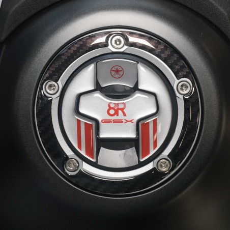Protezione tappo serbatoio moto Adesivo Gel 3D compatibile con Suzuki GSX-8R