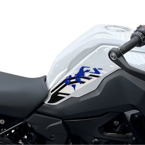 Adesivi 3D protezioni laterali serbatoio moto compatibile con BMW F800 GS 2024