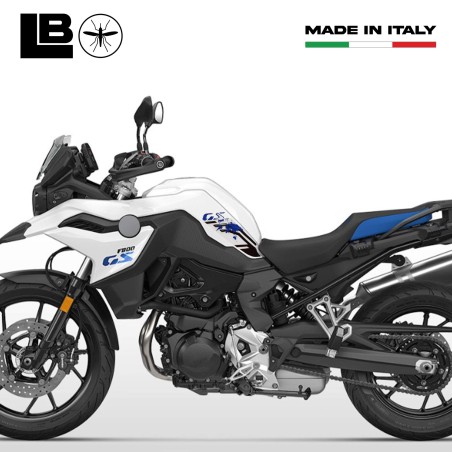 Adesivi 3D protezioni laterali serbatoio moto compatibile con BMW F800 GS 2024