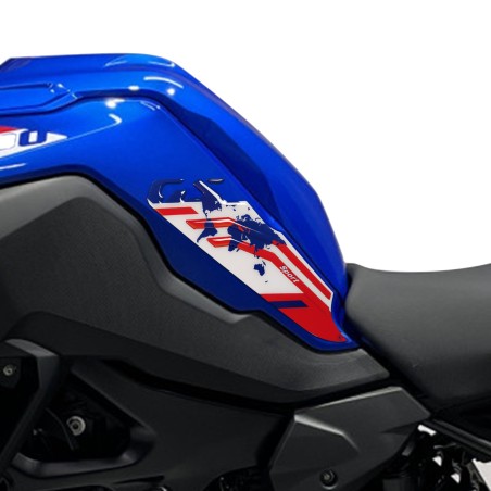 Adesivi 3D protezioni laterali serbatoio moto compatibile con BMW F800 GS 2024