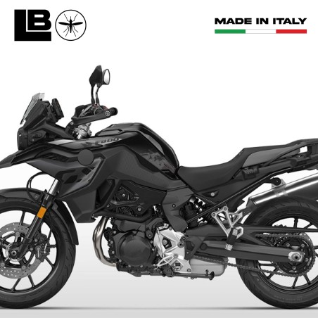 Adesivi 3D protezioni laterali serbatoio moto compatibile con BMW F800 GS 2024