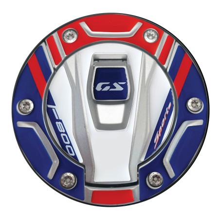 Adesivo 3D protezione tappo serbatoio moto compatibile con BMW F800 GS 2024