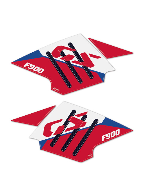 Stickers 3D Protections latérales de réservoir de moto compatibles avec BMW F900 GS 2024 2