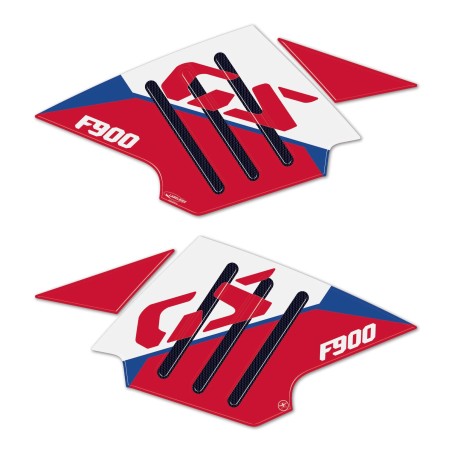Stickers 3D Protections latérales de réservoir de moto compatibles avec BMW F900 GS 2024