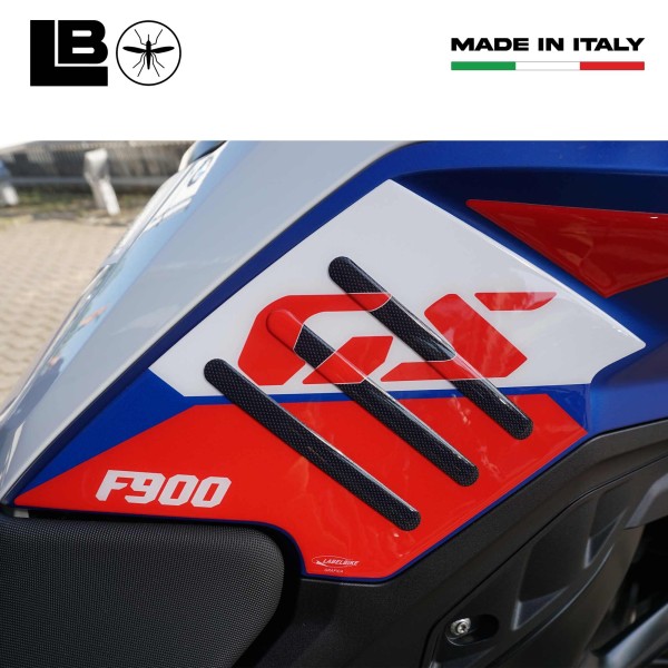 Aufkleber 3D Motorrad Tank Seitenschützer kompatibel mit BMW F900 GS 2024