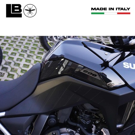 Adesivi 3D compatibili con Suzuki V-Strom 800RE Protezioni laterali serbatoio