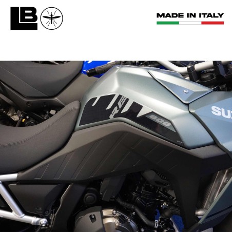 Pegatinas 3D compatibles con los protectores laterales del depósito de la Suzuki V-Strom 800RE