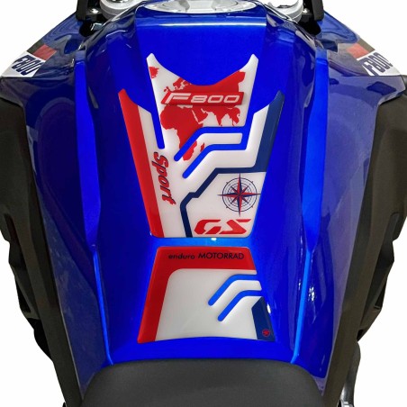 Paraserbatoio Adesivo 3D protezione serbatoio compatibile con BMW F800 GS 2024