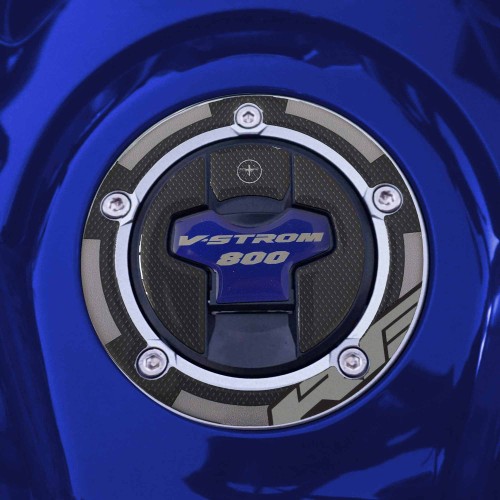 Adhesivo 3D compatible con Suzuki V-Strom 800RE Protección tapa depósito moto