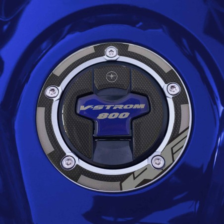 3D sticker compatible with Suzuki V-Strom 800RE Tank cap protection motorbike