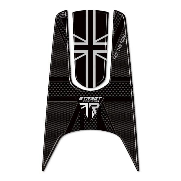 Motorrad Tankpad Aufkleber kompatibel mit Triumph Street Triple 765 R 2023-24