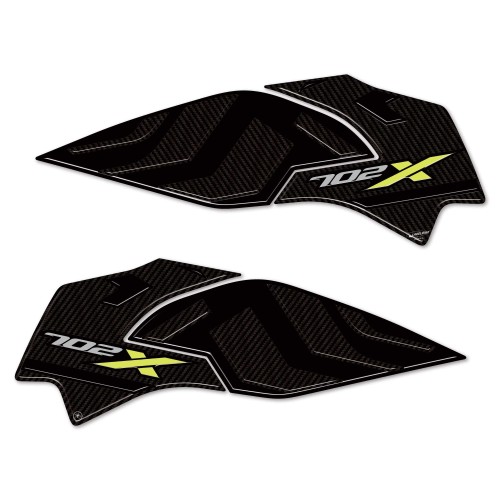 Stickers 3D Protections latérales de réservoir de moto compatibles avec Benelli TRK 702X 2