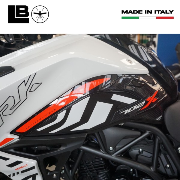 Pegatinas 3D Protectores laterales de depósito de moto compatibles con Benelli TRK 702X