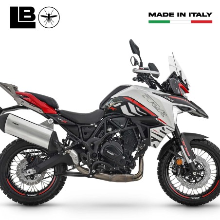 Aufkleber 3D Motorradtank Seitenschutz kompatibel mit Benelli TRK 702X