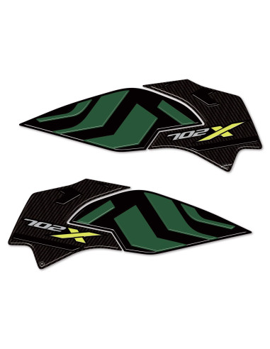 Stickers 3D Protections latérales de réservoir de moto compatibles avec Benelli TRK 702X