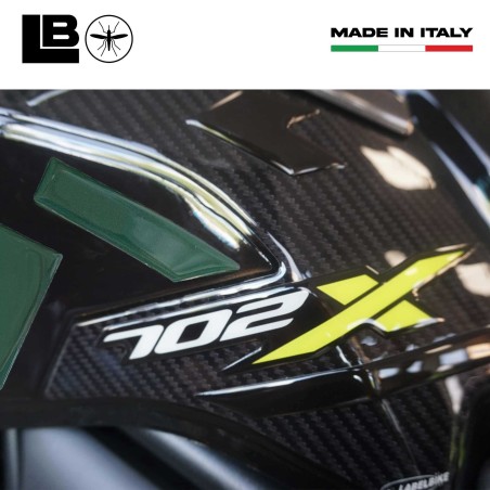 Stickers 3D Motorcycle Tank Side Protectors compatible with Benelli TRK 702X