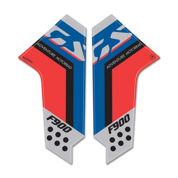 Adesivi 3D Parasteli Parafango moto compatibili con BMW F 900 GS Adventure 2024