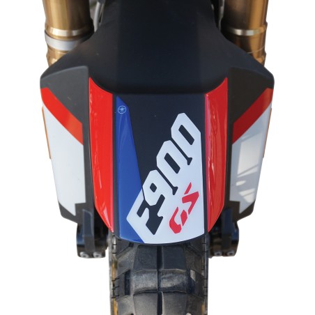 Adesivi Resina Gel 3D Parafango Centrale moto compatibili con BMW F900 GS 2024