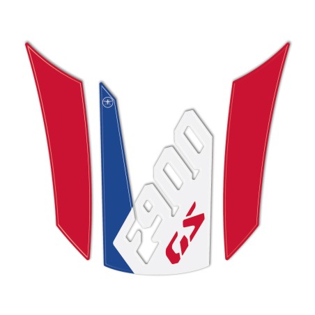 Adesivi Resina Gel 3D Parafango Centrale moto compatibili con BMW F900 GS 2024