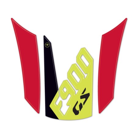 Adesivi Resina Gel 3D Parafango Centrale moto compatibili con BMW F900 GS 2024