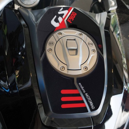 Klebender 3D Tankschutzaufkleber kompatibel mit BMW F900 GS 2024