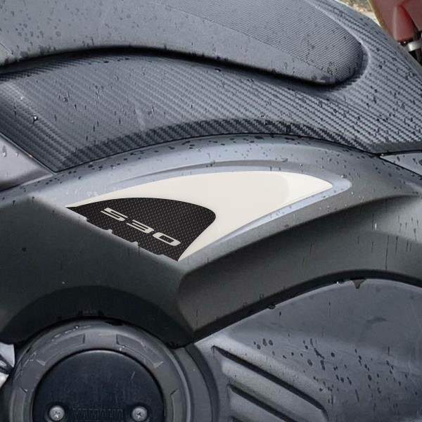 Kit 2 ADESIVI in RESINA TMAX 530 Stickers 3D PROTEZIONE GRAFFI YAMAHA 2012-2016