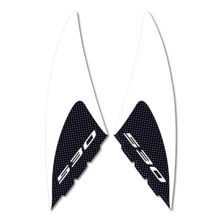 Kit 2 ADESIVI in RESINA TMAX 530 Stickers 3D PROTEZIONE GRAFFI YAMAHA 2012-2016